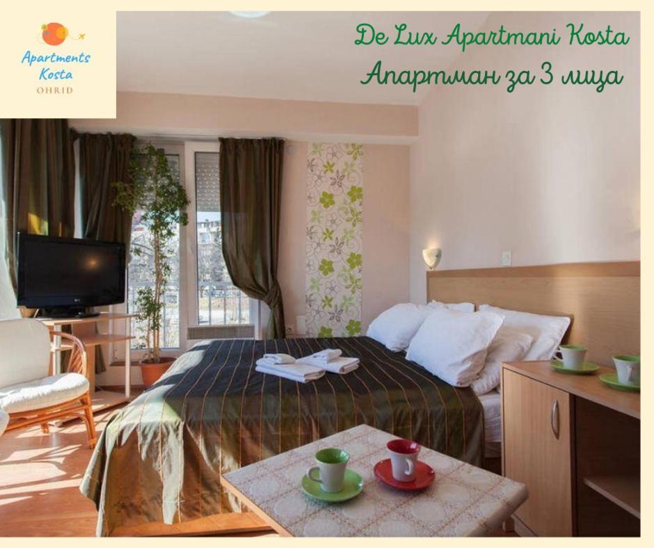 De Lux Apartments Kosta Center オフリド エクステリア 写真